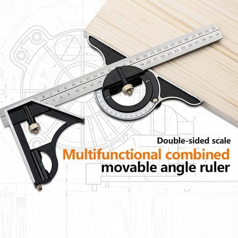 Multifunctional Combination of Movable Angle Ruler Set