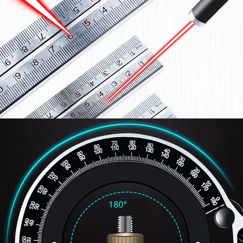 Multifunctional Combination of Movable Angle Ruler Set